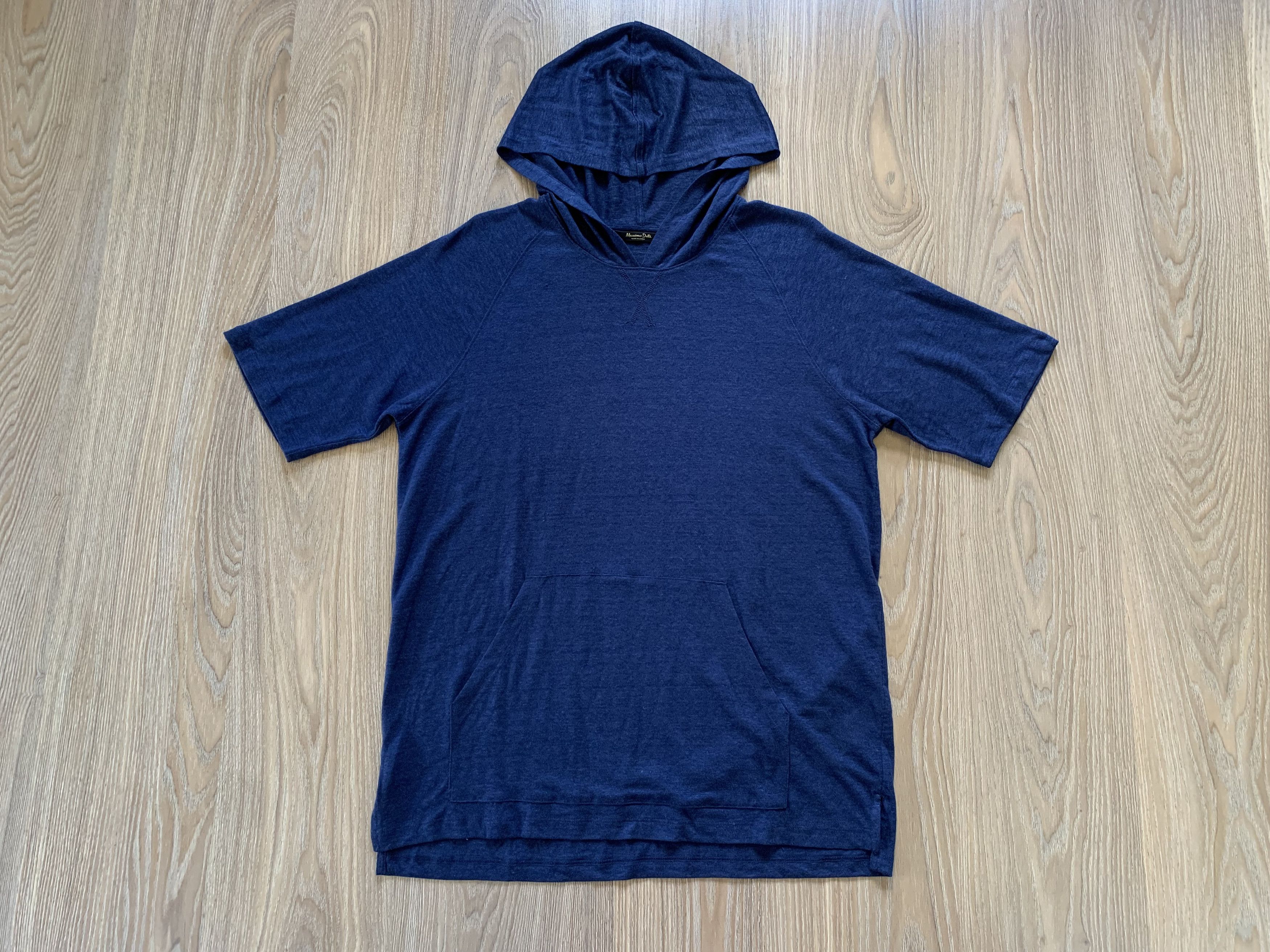 Massimo Dutti Massimo Dutti Linen T-Shirt With Hood Size US M / EU 48-50 / 2 - 2 Thumbnail