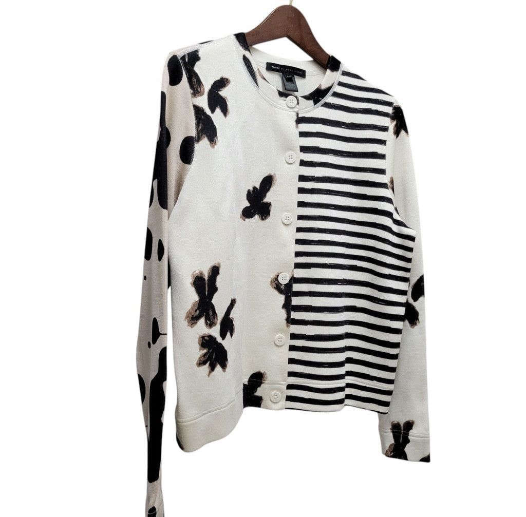 Marc by Marc Jacobs Marc By Marc Jacobs Patchwork Cardigan Women's Size Large Size L / US 10 / IT 46 - 2 Thumbnail