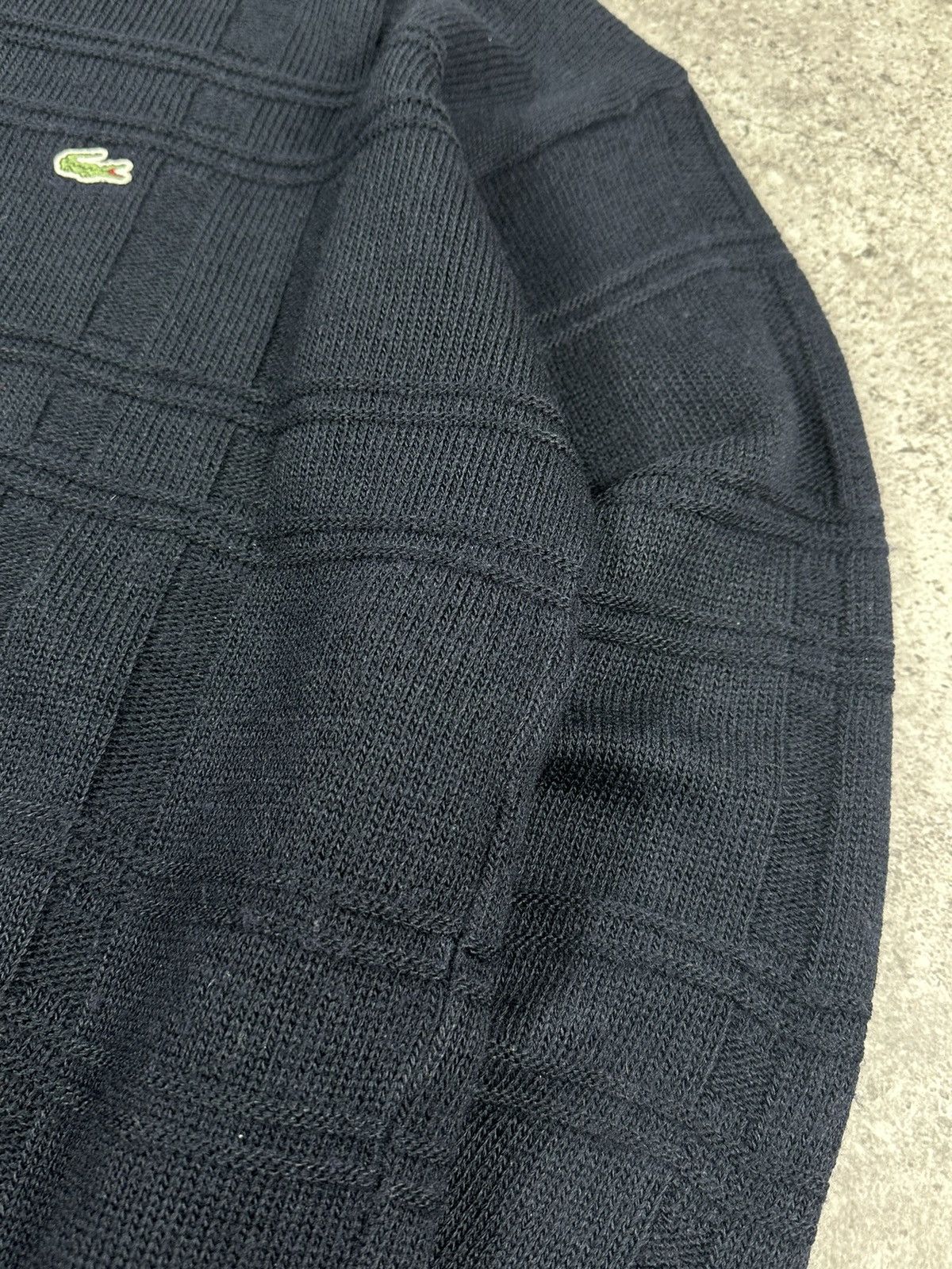 Lacoste Lacoste vintage sweater black very rare Size US L / EU 52-54 / 3 - 4 Thumbnail