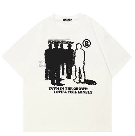 Japanese Brand × Vintage "Lonely Crowed-M" T-shirt Size US M / EU 48-50 / 2 - 1 Thumbnail
