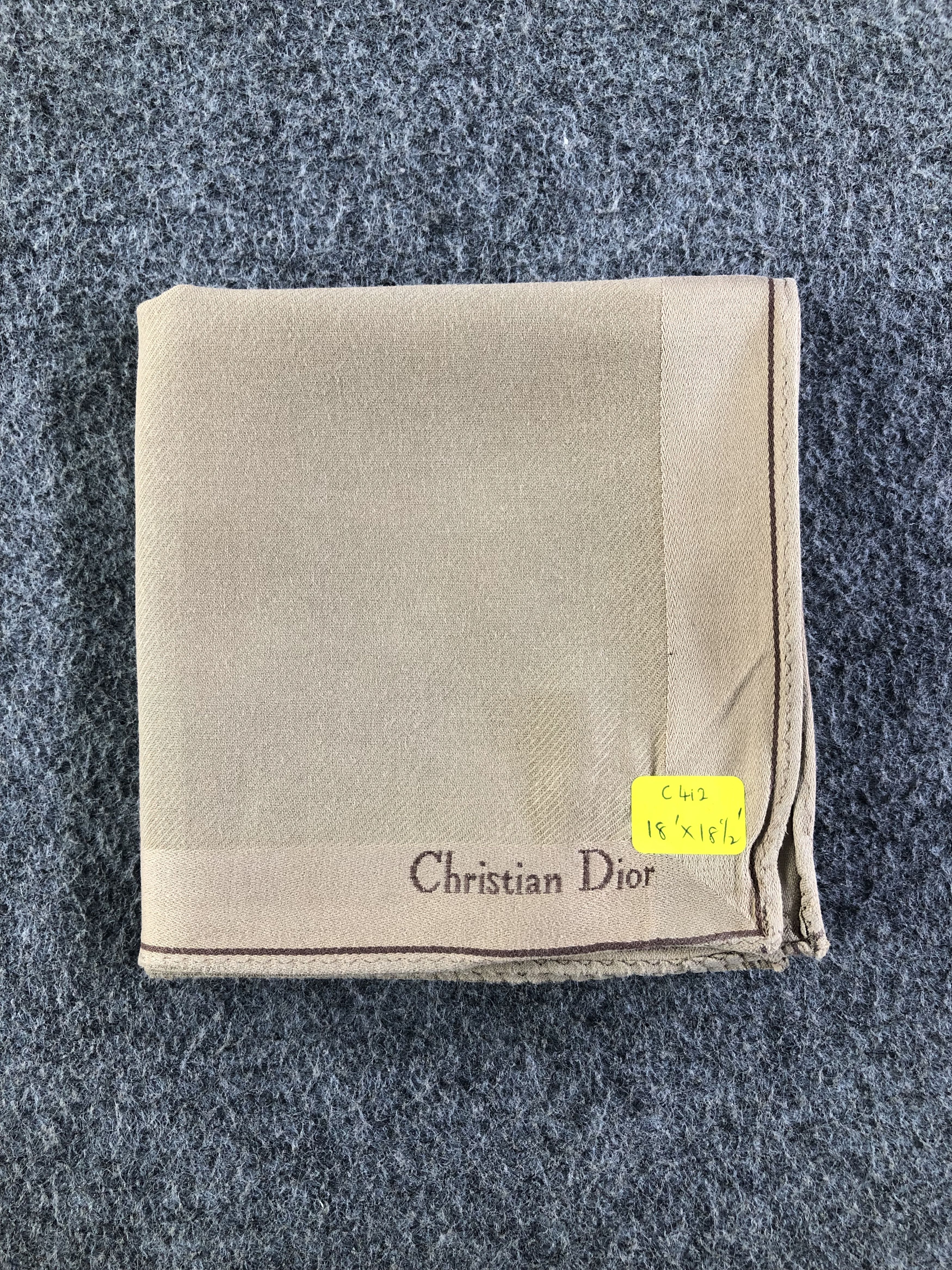 Vintage Christian Dior handkerchief / Bandana / Neckerchief C412 Size ONE SIZE - 6 Thumbnail