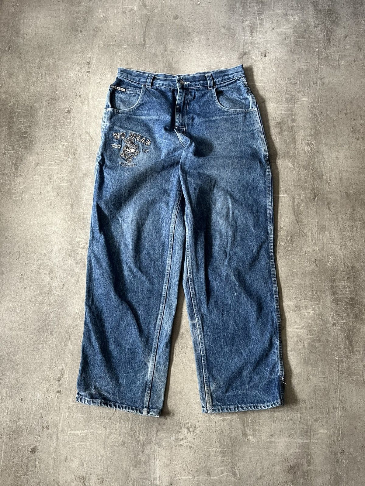 Wu-Tang Clan Vintage Wu Tang Clan jeans blue 90s rap rare Size US 34 / EU 50 - 2 Thumbnail