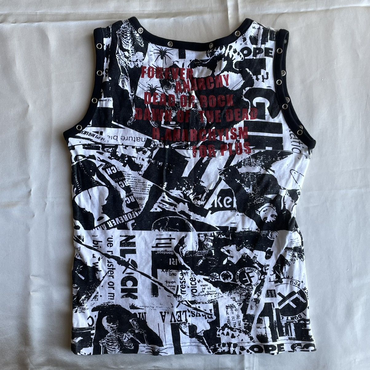 Japanese Brand H.ANARCHY SLEEVELESS Size US S / EU 44-46 / 1 - 2 Thumbnail