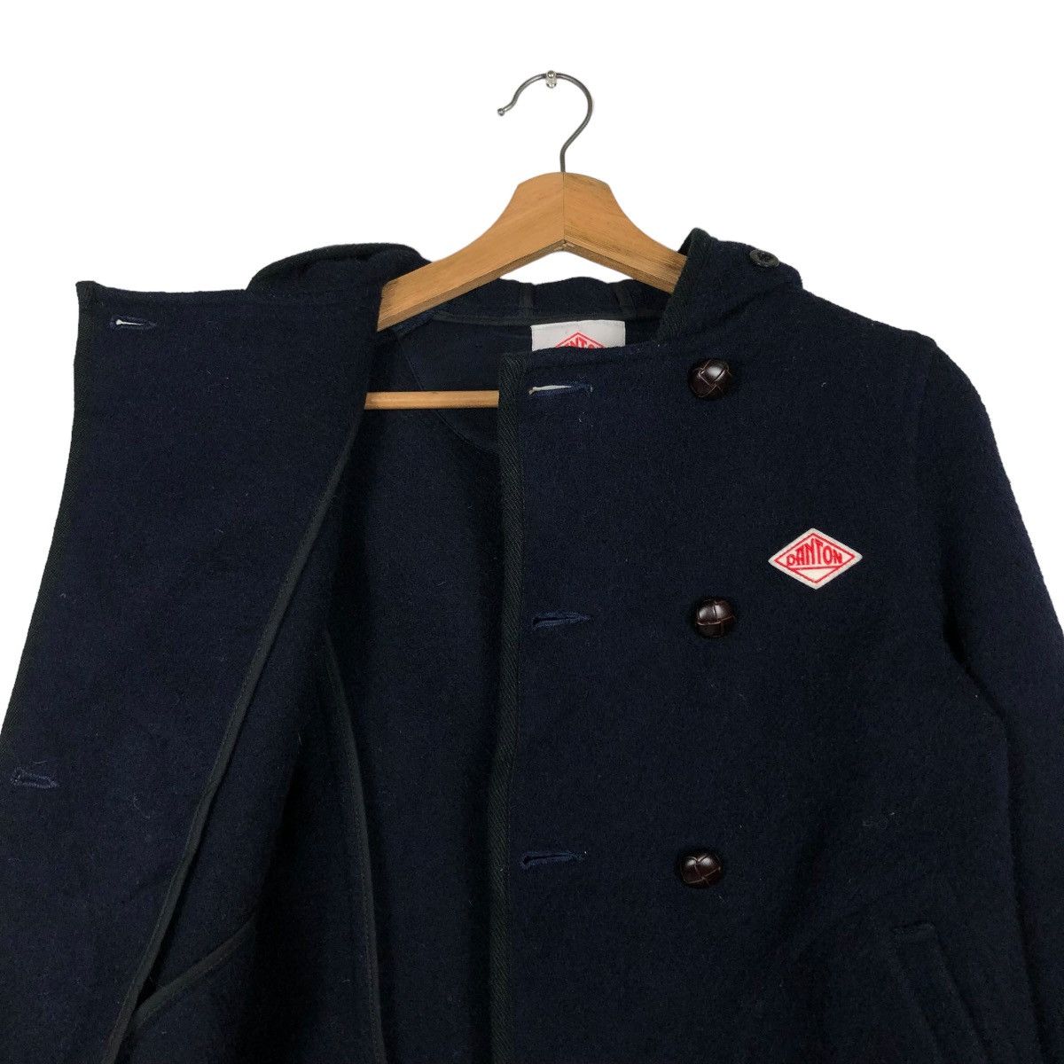 Danton × Japanese Brand 🔥CROPPED WOOL BIKER JACKET DANTON JAPAN ISSEY MIYAKE Size US S / EU 44-46 / 1 - 14 Thumbnail