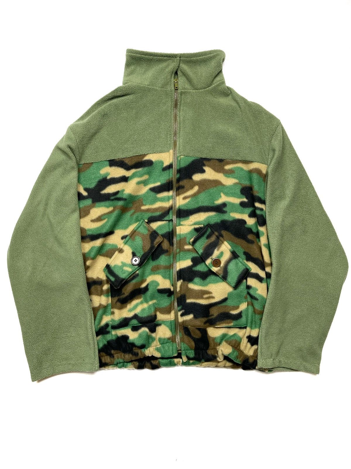 Chorley × Handmade Aw24 2 tone camo flight cargo pocket fleece jacket Size US L / EU 52-54 / 3 - 1 Thumbnail