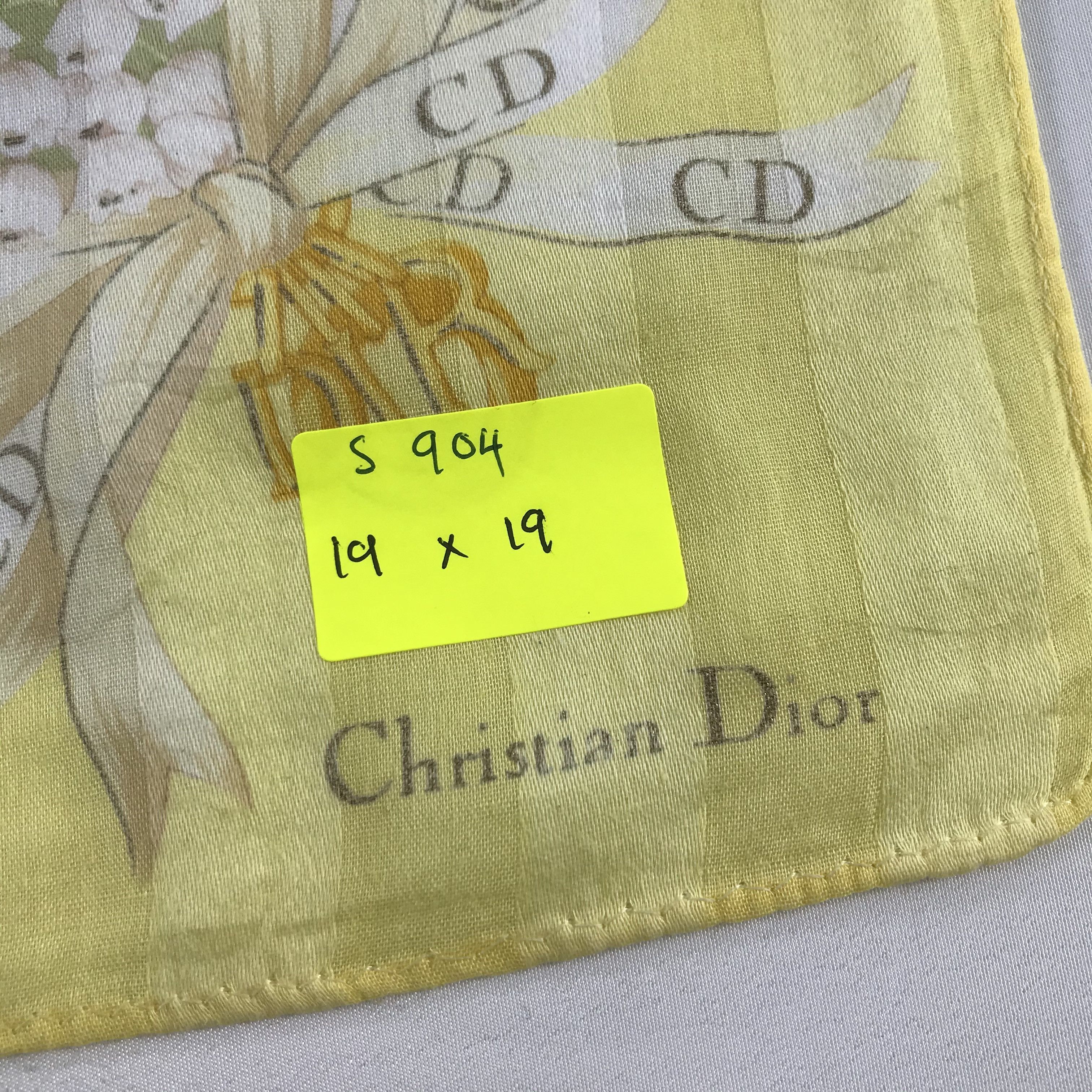 Vintage Christian Dior Neckerchief / Bandana / Handkerchief Size ONE SIZE - 5 Thumbnail