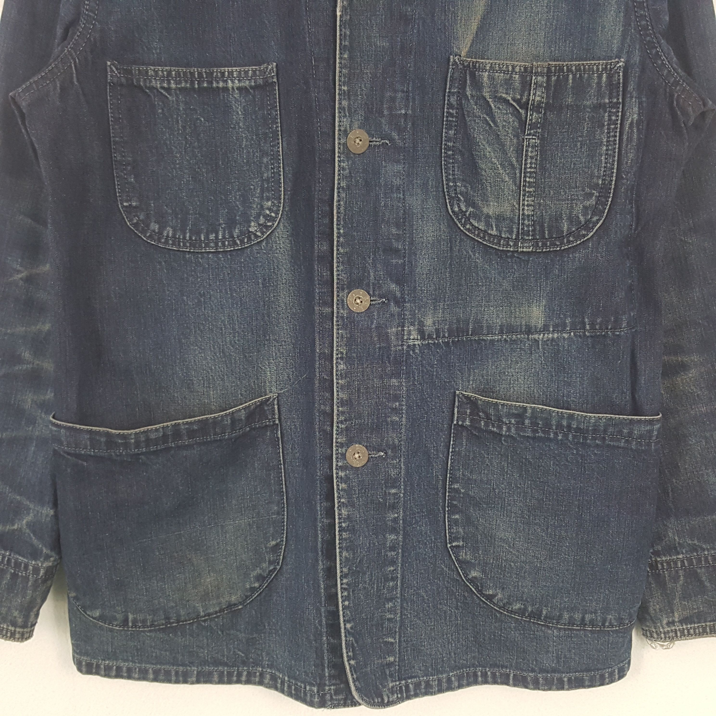 Ralph Lauren Vintage RRL by Ralph Lauren American Denim Jacket Size US XXL / EU 58 / 5 - 2 Thumbnail