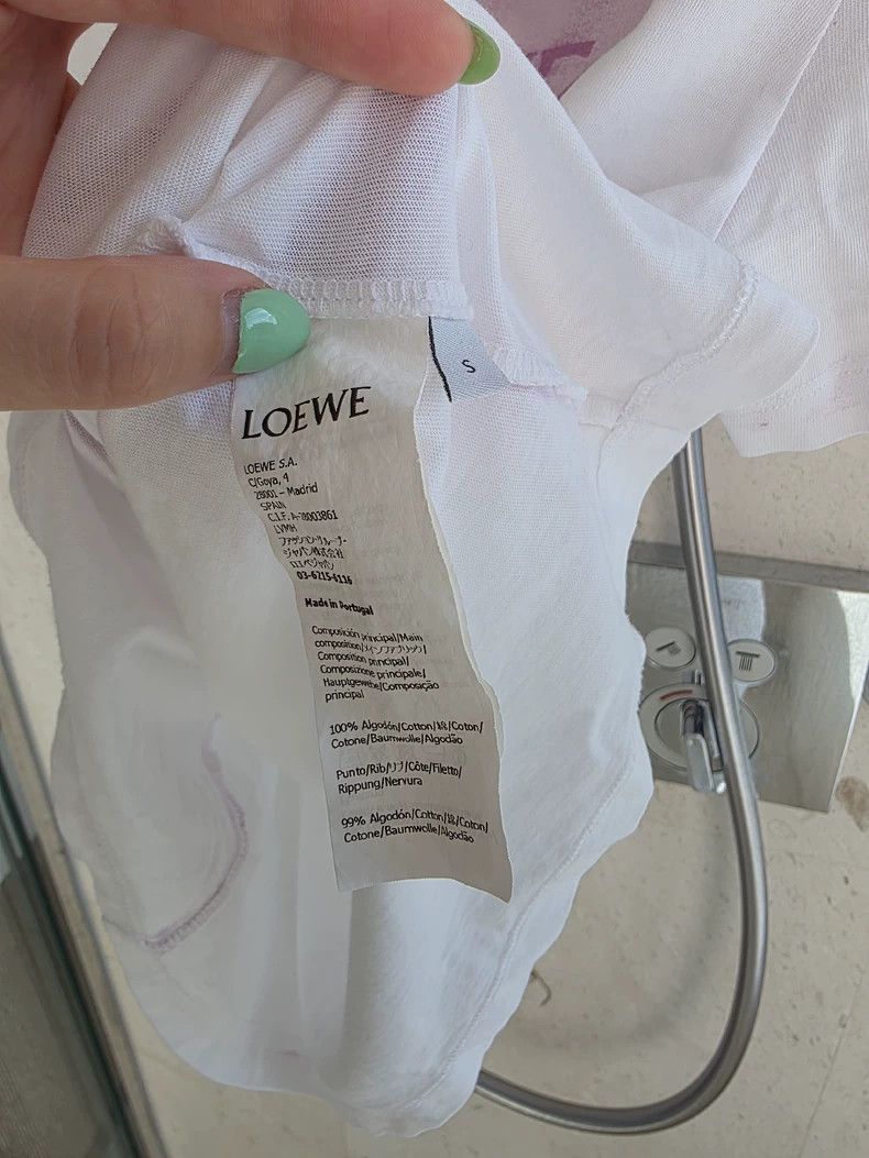 Loewe loewe White short sleeves 2506-Nextarrow Size US S / EU 44-46 / 1 - 3 Thumbnail