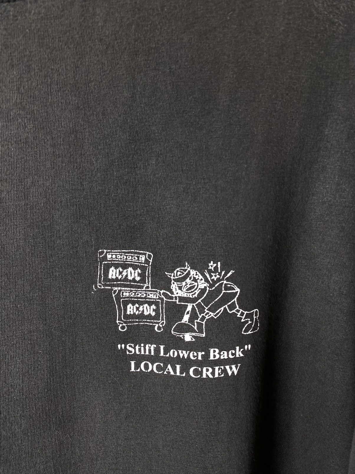 Band Tees 🔥Rare! Vintage 1995 AcDc Stiff Lower Back Local Crew T Shirt Size US XL / EU 56 / 4 - 4 Thumbnail