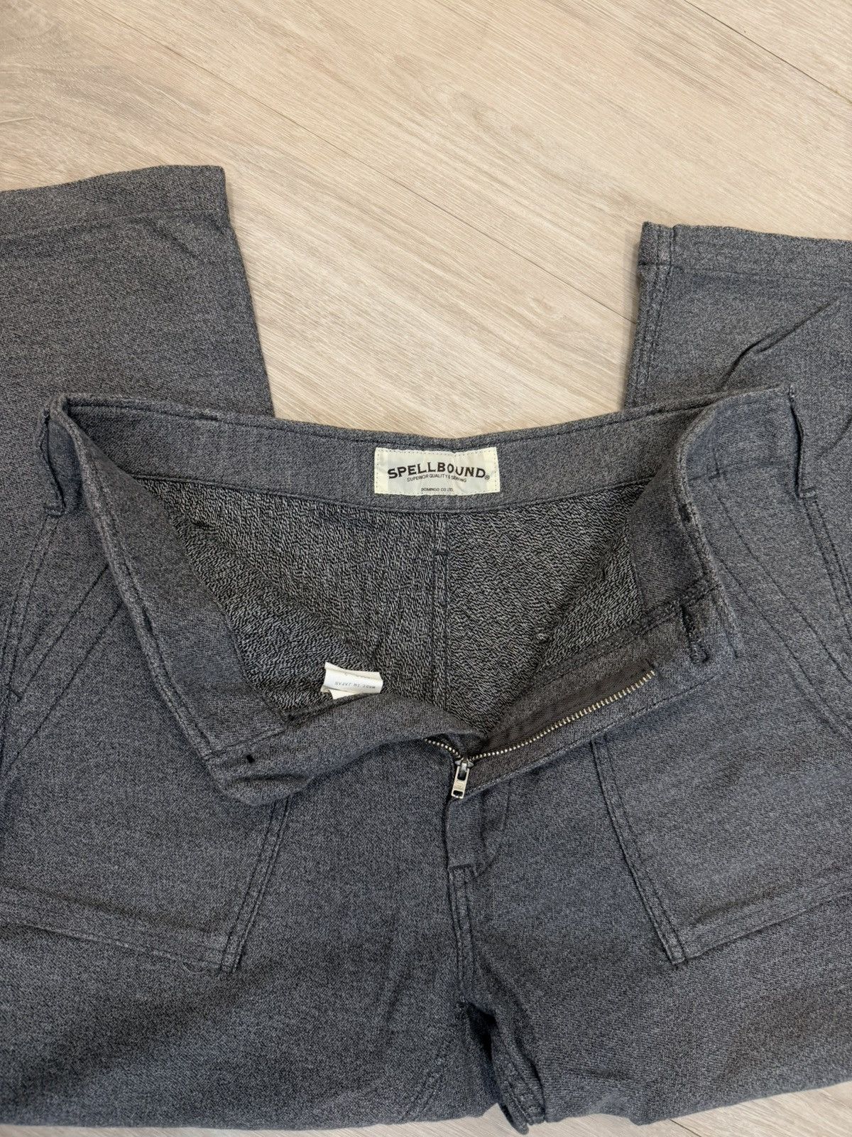 Spellbound Spell Bound Grey Cropped Trousers Made In Japan Size US 30 / EU 46 - 3 Thumbnail