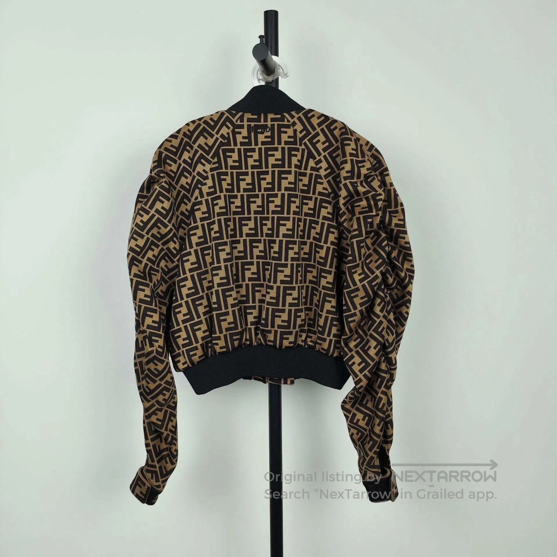 Fendi Fendi Cotton FF Logo Short Jacket. Size S / US 4 / IT 40 - 1 Thumbnail