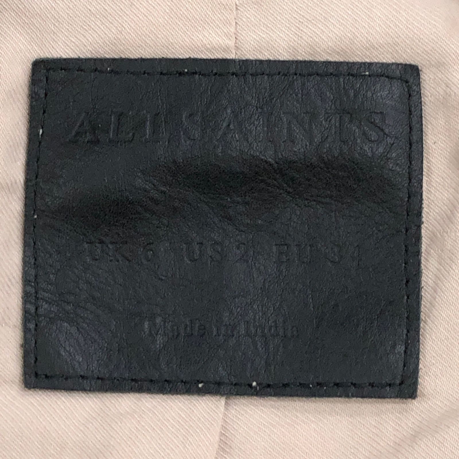 Allsaints Allsaints Size 2 Jacket Moto Plait Balfern Biker Goat Suede Size XS / US 0-2 / IT 36-38 - 12 Thumbnail
