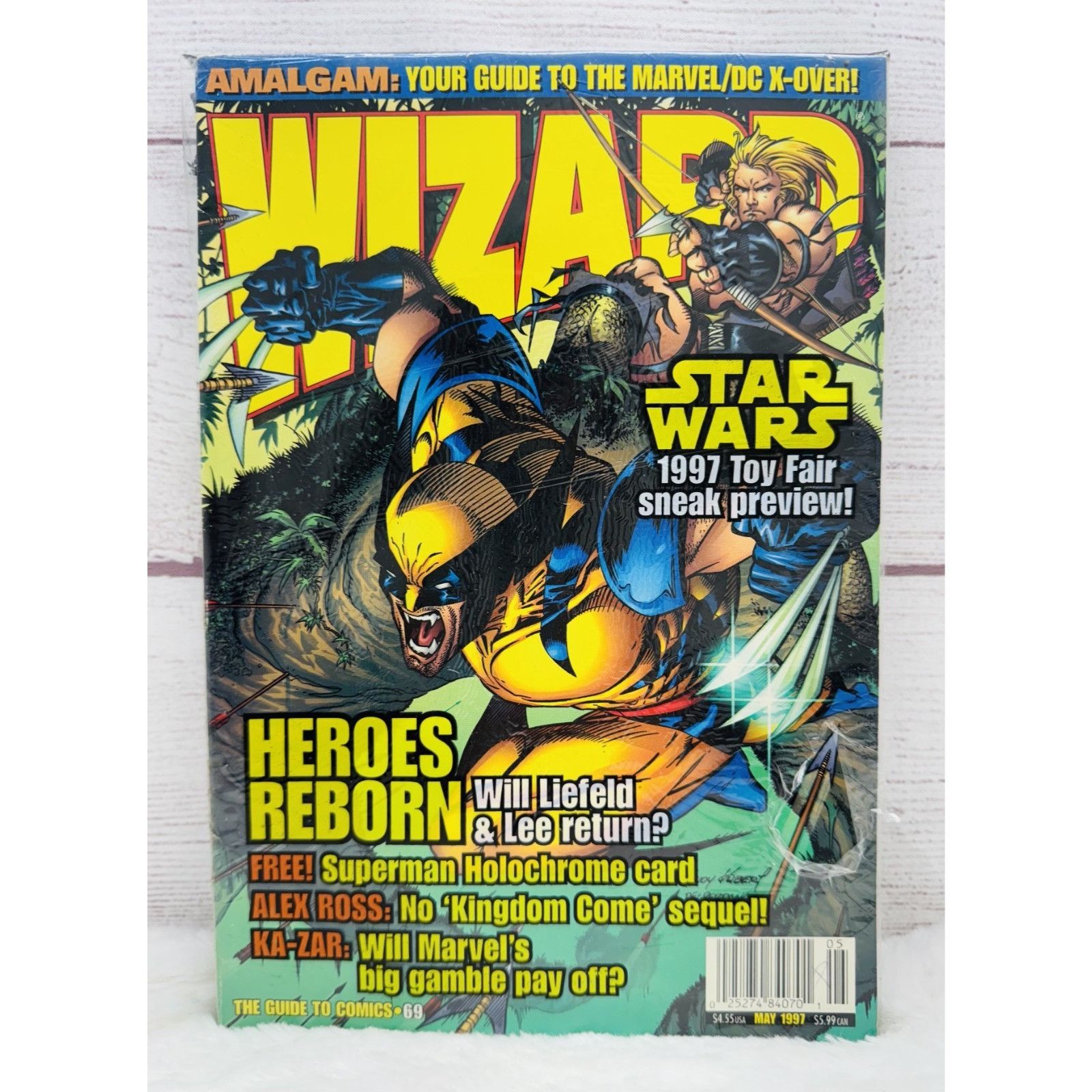 Marvel Comics Wizard: Ka-Zar The Comics Magazine Issue #69 (May 1997) Hero Size ONE SIZE - 1 Thumbnail