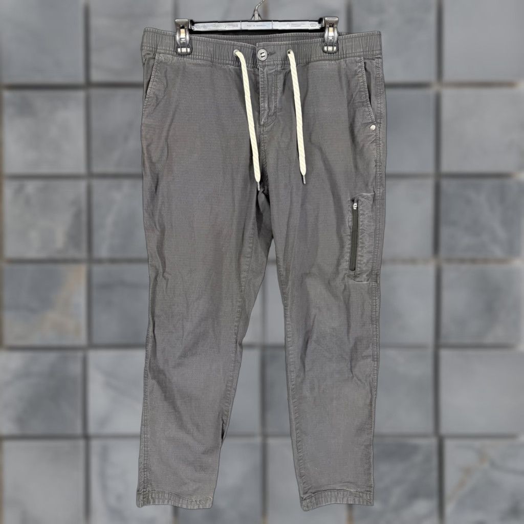 Vuori Vuori Ripstop Climber Pants Mens XL Charcoal Grey VW401 Elastic Waist Hiking Size US 34 / EU 50 - 1 Thumbnail