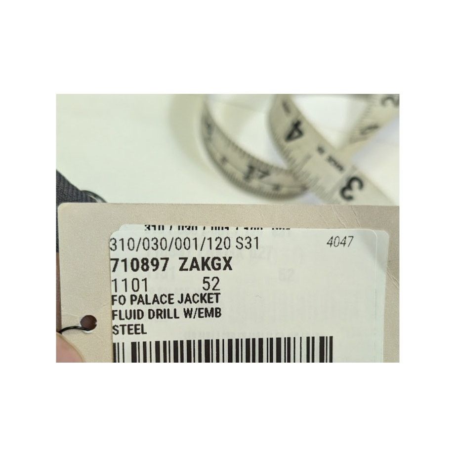 Gucci o1rshd1 Fluid Drill Palace Jacket in Steel Gray Size US L / EU 52-54 / 3 - 23 Thumbnail