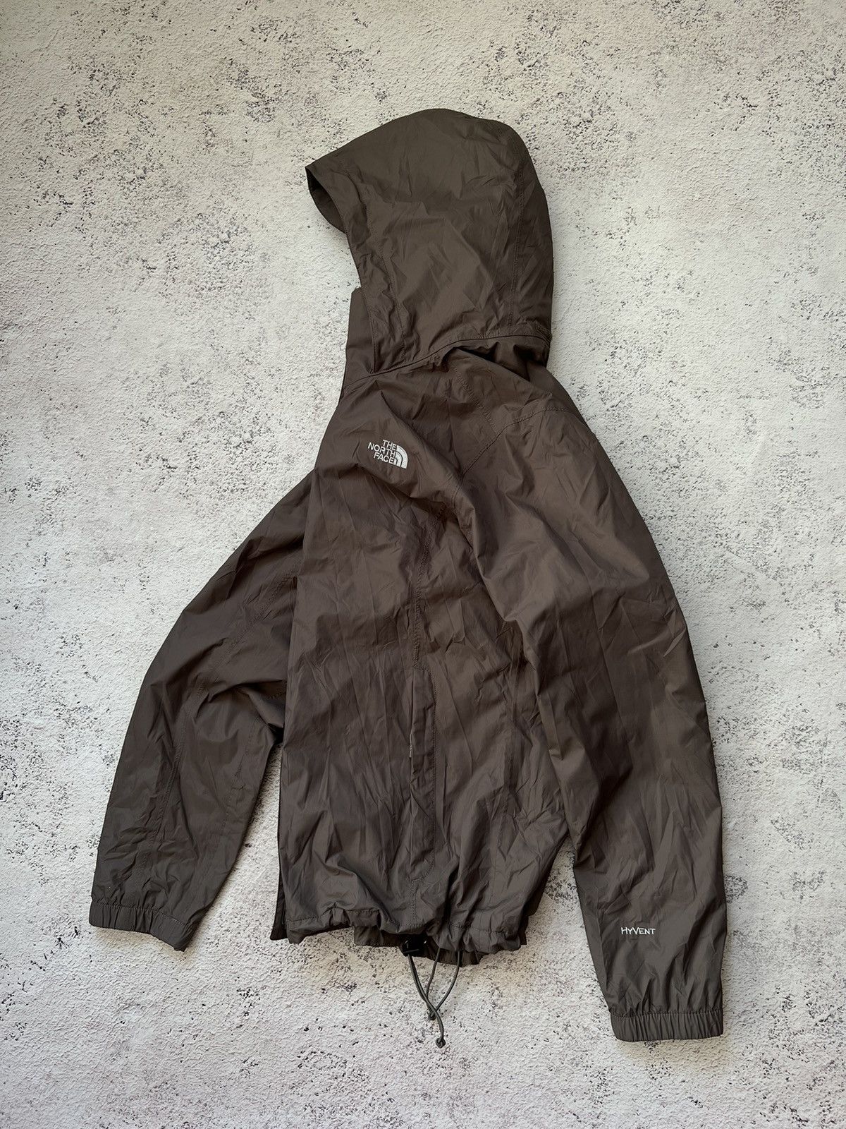 The North Face × Vintage The North Face HyVent Brown Jacket Size L / US 10 / IT 46 - 1 Thumbnail