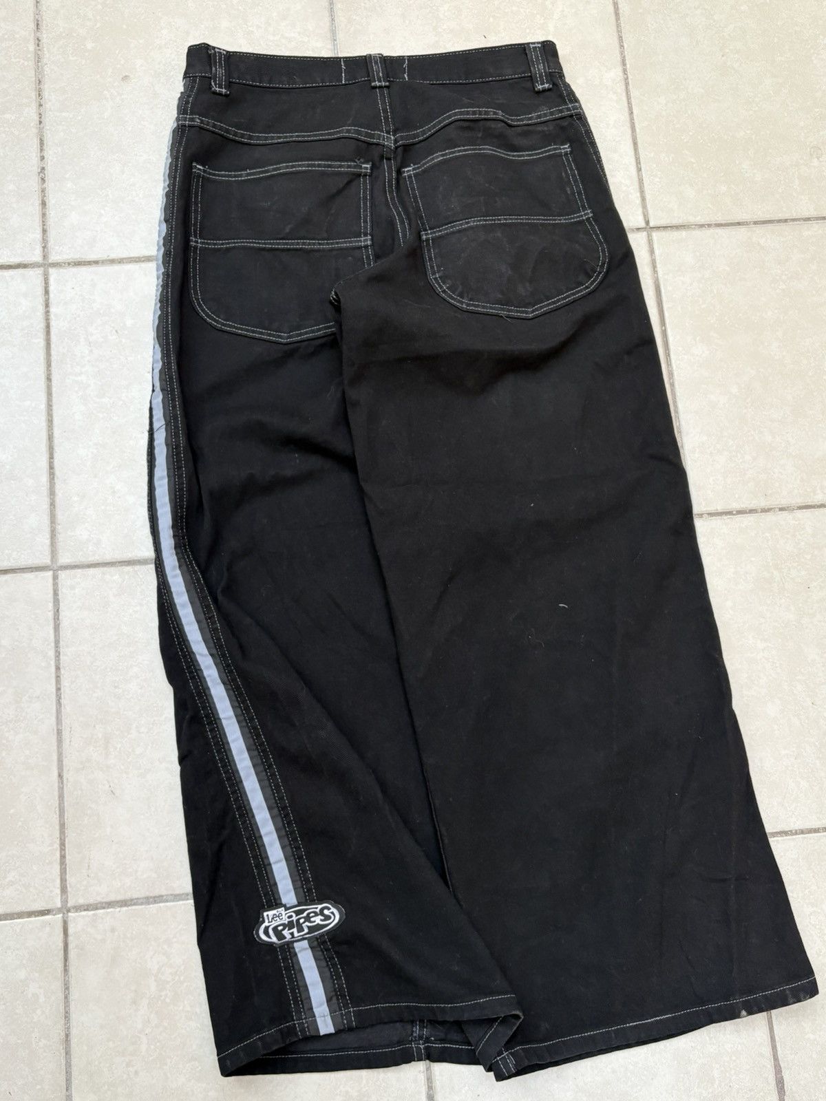 Lee Vintage LeePipes Strapp Jeans Size US 34 / EU 50 - 2 Thumbnail