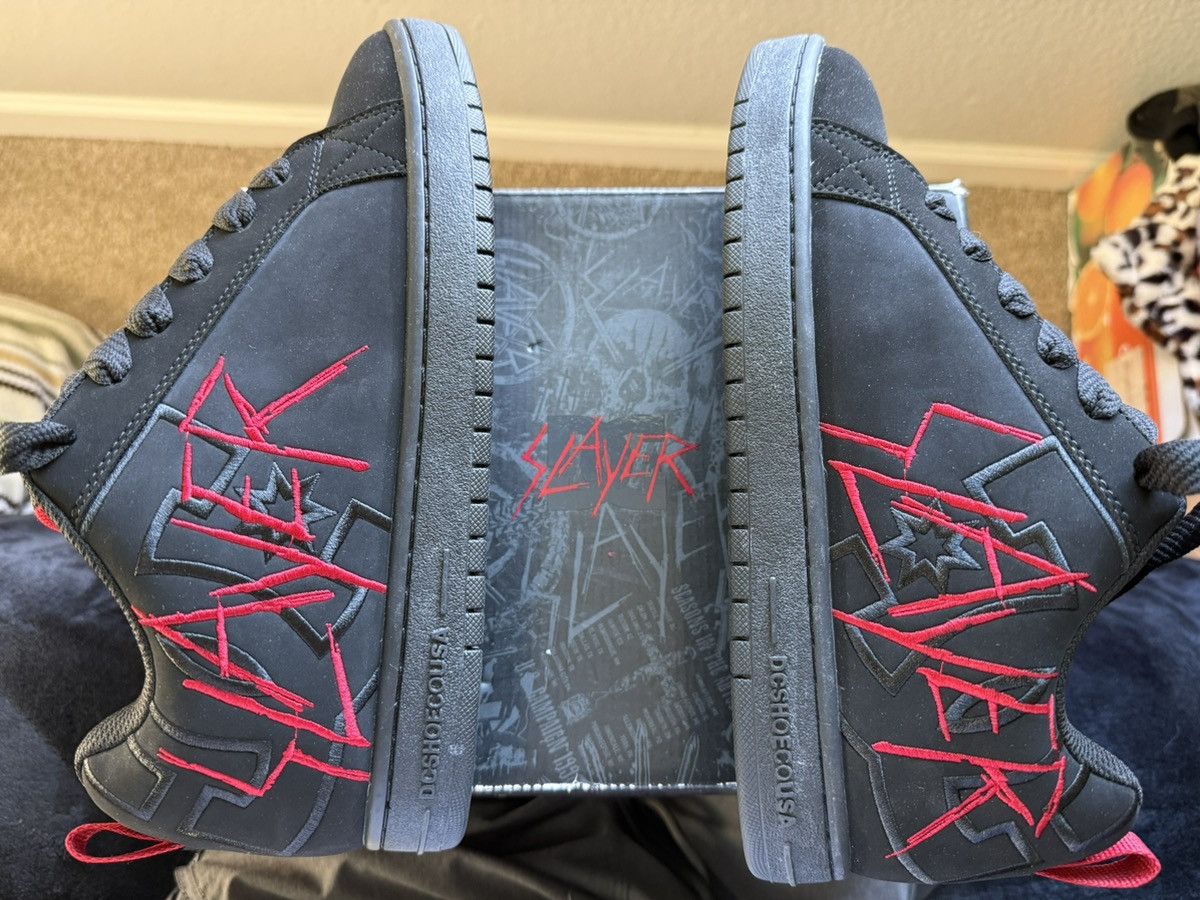 DC DC Slayer Court Graffik Size 10 Mens Black Red Brand New/Box Size US 10 / EU 43 - 2 Thumbnail