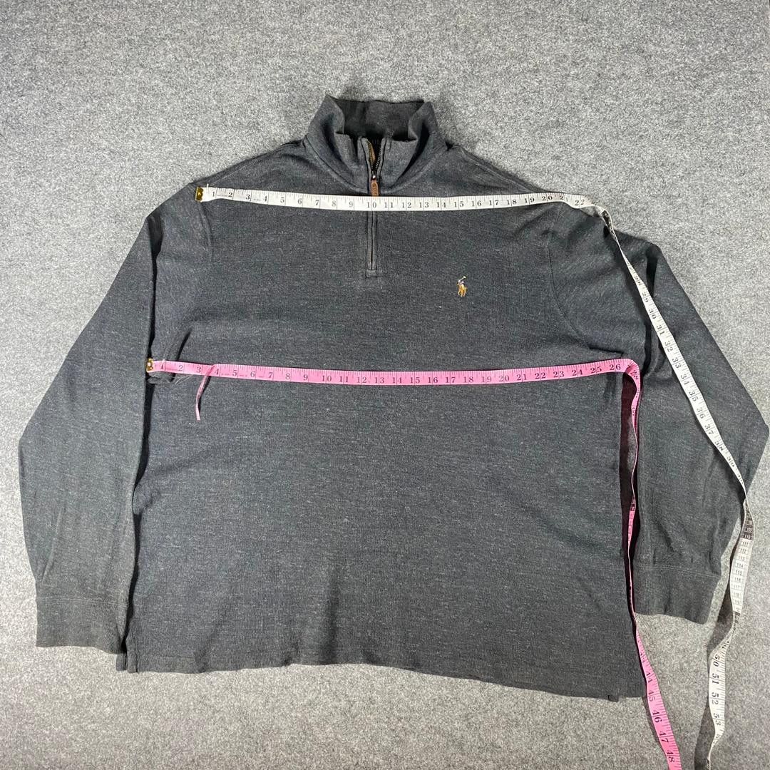 Polo Ralph Lauren Vintage Polo Ralph Lauren Haft Zipper Small logo Sweatshirt Size US XXL / EU 58 / 5 - 7 Thumbnail