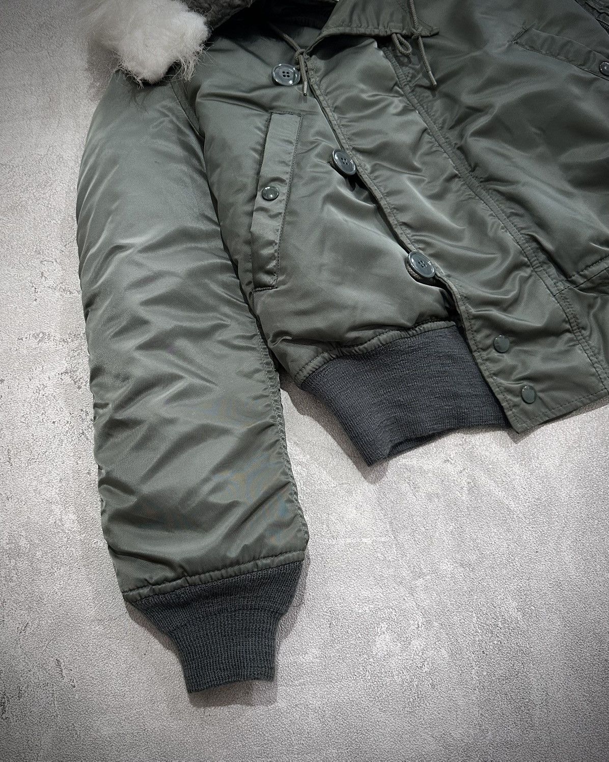 Alpha Industries Vintage Alpha Industries N2b Attached Hood Jacket Size US S / EU 44-46 / 1 - 4 Thumbnail