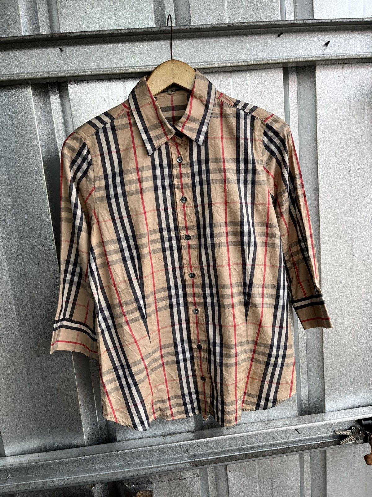 Burberry berberry nova check button shirt Size S / US 4 / IT 40 - 3 Thumbnail