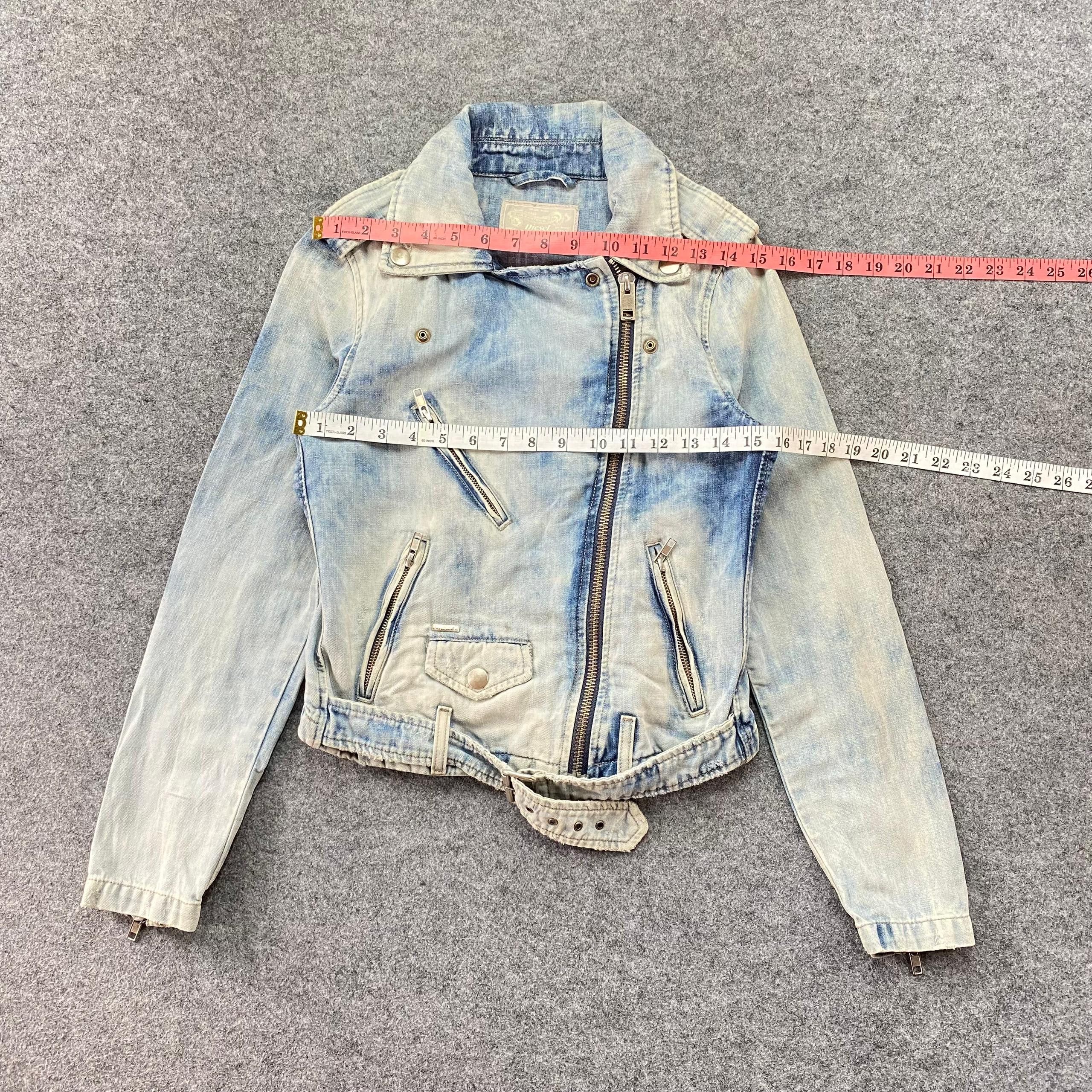 Diesel Vintage Diesel Industry Punk Denim Jacket Size L / US 10 / IT 46 - 2 Thumbnail