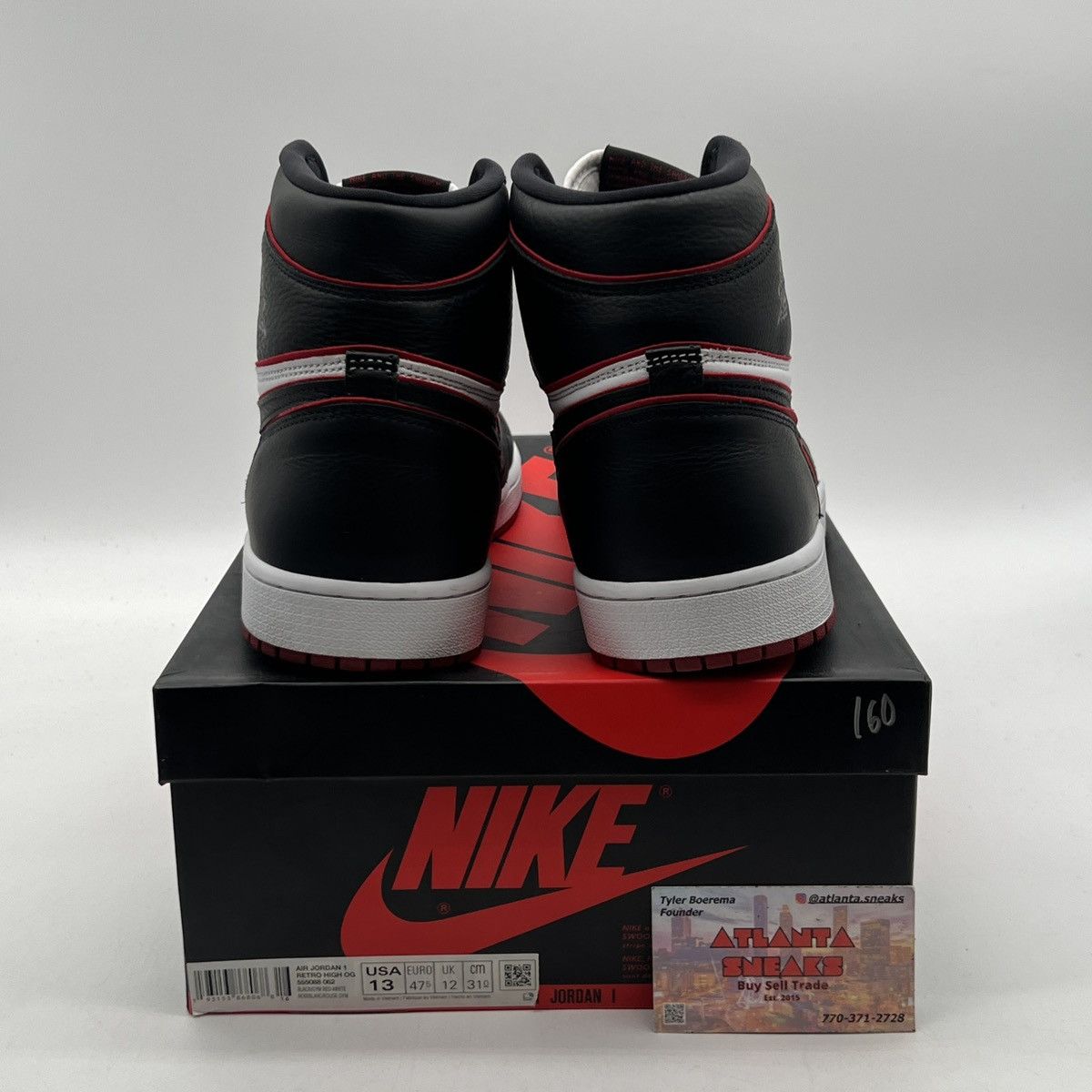 Jordan Brand Air Jordan 1 high bloodline Size US 13 / EU 46 - 3 Thumbnail