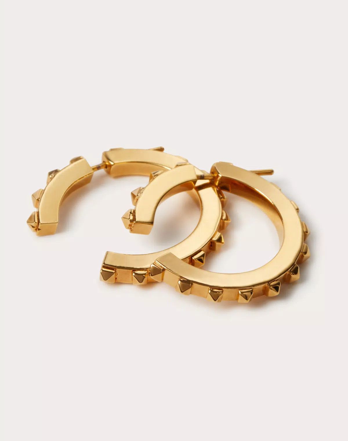 Valentino oc11z0725 Size:OS/ Rockstud Metal Earrings in Golden Size ONE SIZE - 3 Thumbnail