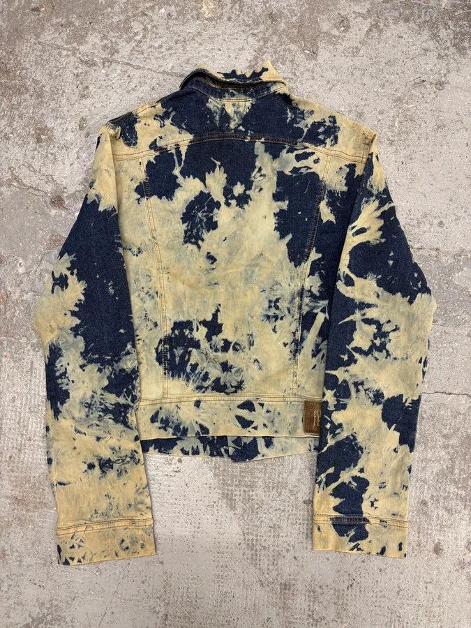 2000s Plein Sud Bleached Denim Jacket