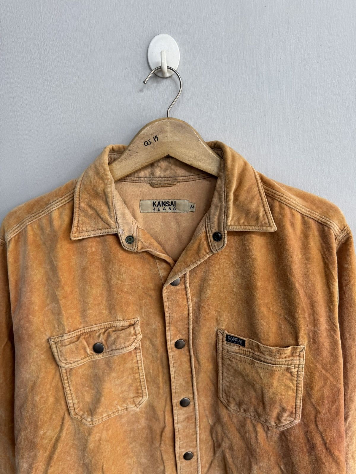 Kansai Yamamoto KANSAI JEANS CORDUROY LONG SHIRT Size US L / EU 52-54 / 3 - 2 Thumbnail
