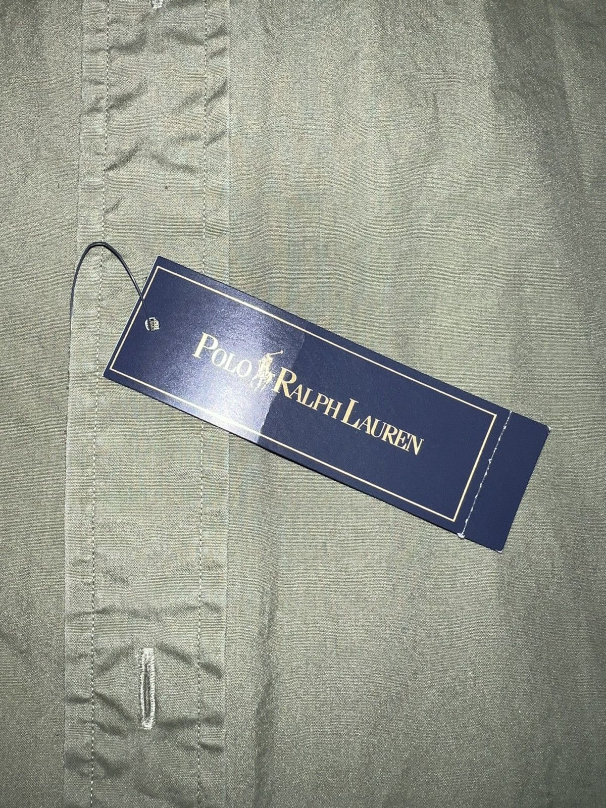 Polo Ralph Lauren × Ralph Lauren × Vintage Vintage 90s Polo Ralph Lauren Military Shirt Size US S / EU 44-46 / 1 - 6 Thumbnail