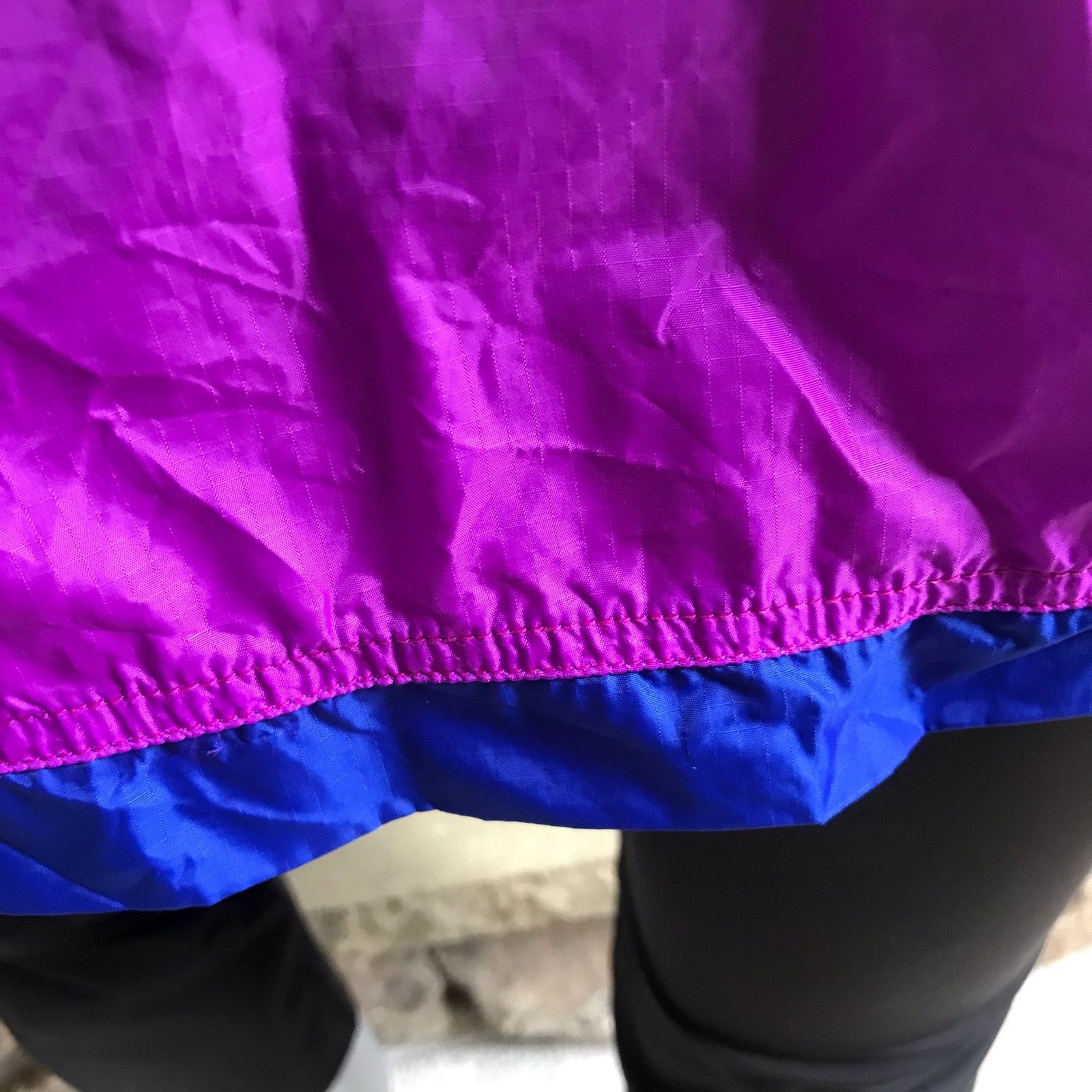L.L. Bean Vintage 90's L.L. Bean 1/4 Zip Purple Windbreaker Size Small Size S / US 4 / IT 40 - 6 Thumbnail