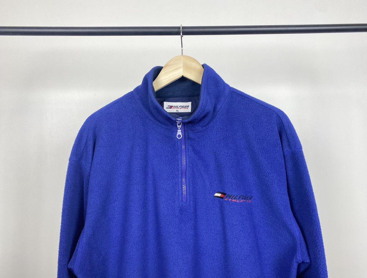 Tommy Hilfiger Hilfiger Athletics Fleece Jacket Zip Up Style Embriodered Size US XL / EU 56 / 4 - 4 Thumbnail