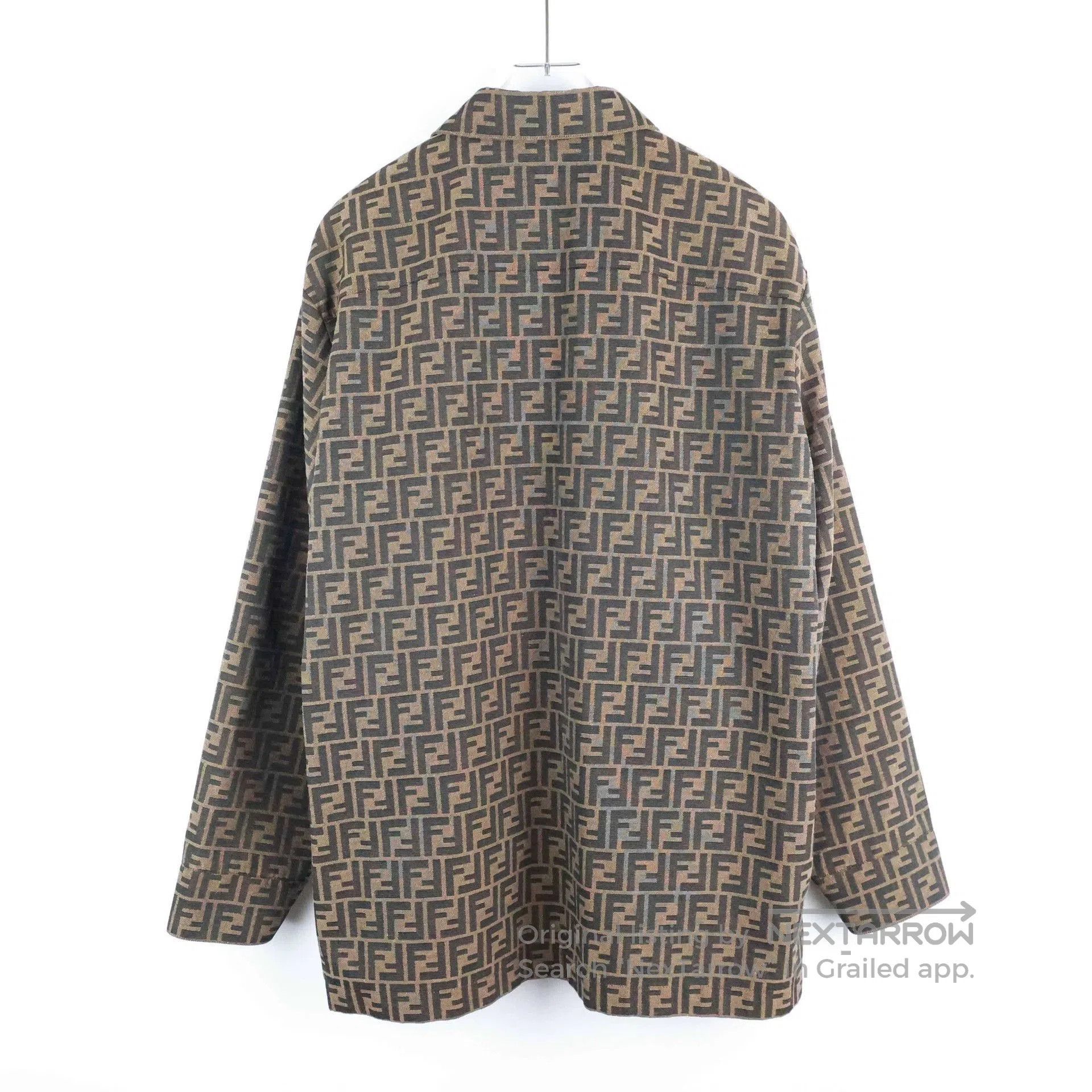 Fendi fendi ss22 logo print polo jacket. Size US L / EU 52-54 / 3 - 3 Thumbnail