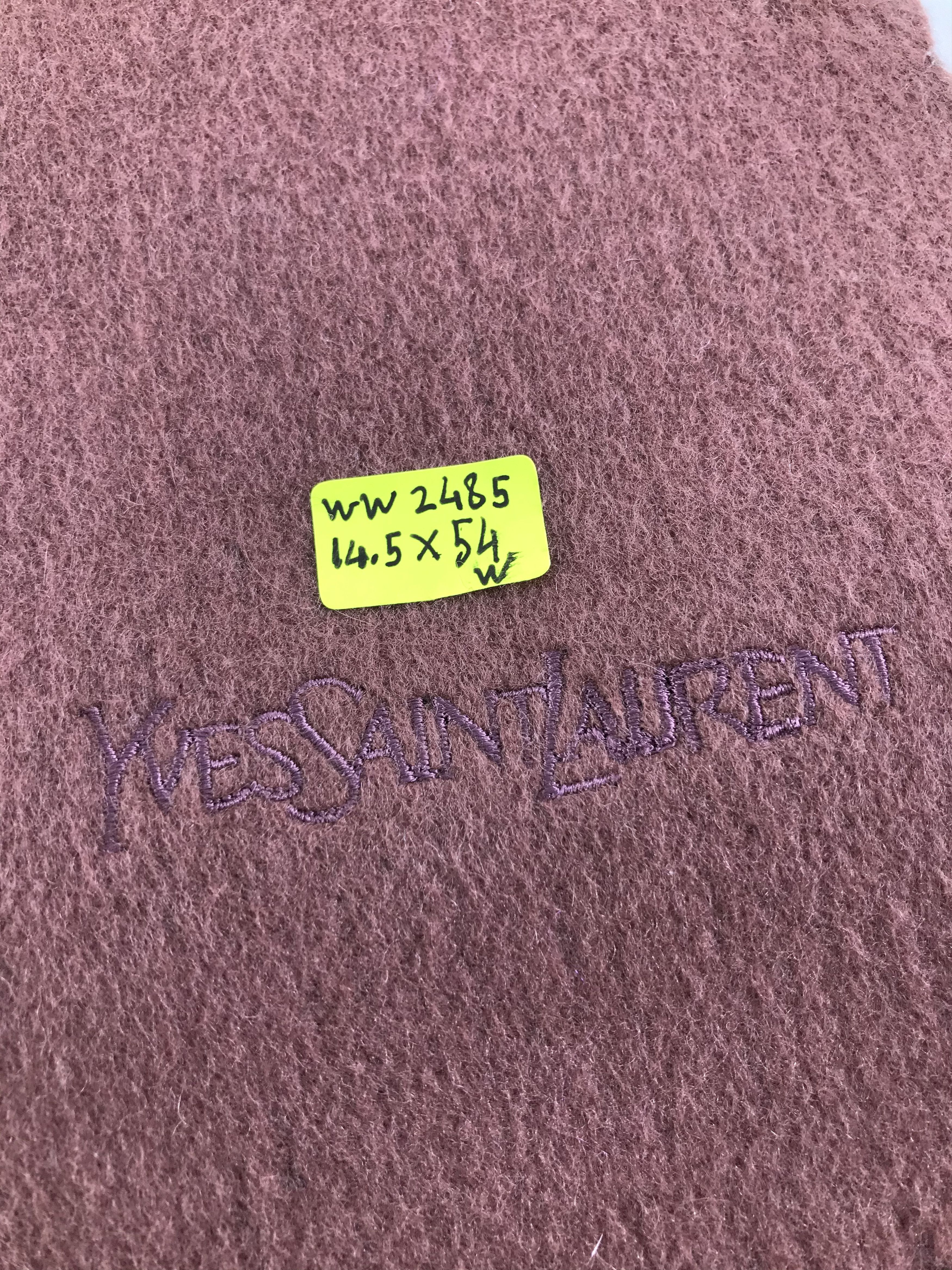 Vintage × Yves Saint Laurent Yves Saint Laurent Scarf / Muffler / Neckwear -WW2485 Size ONE SIZE - 4 Thumbnail