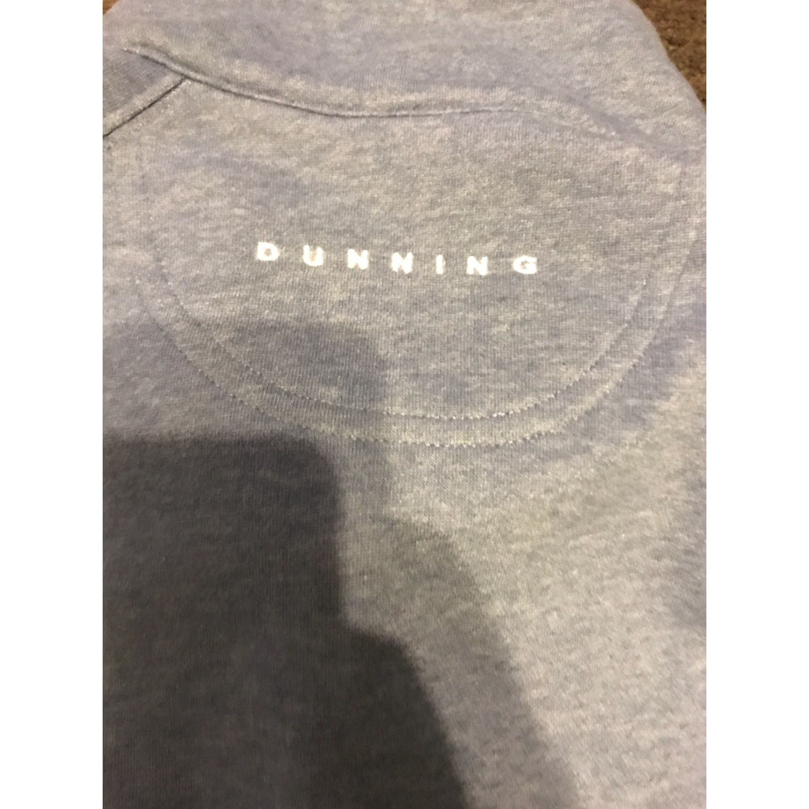 Vintage Dunning Golf 1/4 Zip Long Sleeve Blue Pullover Men XL Shirt Size US XL / EU 56 / 4 - 7 Thumbnail