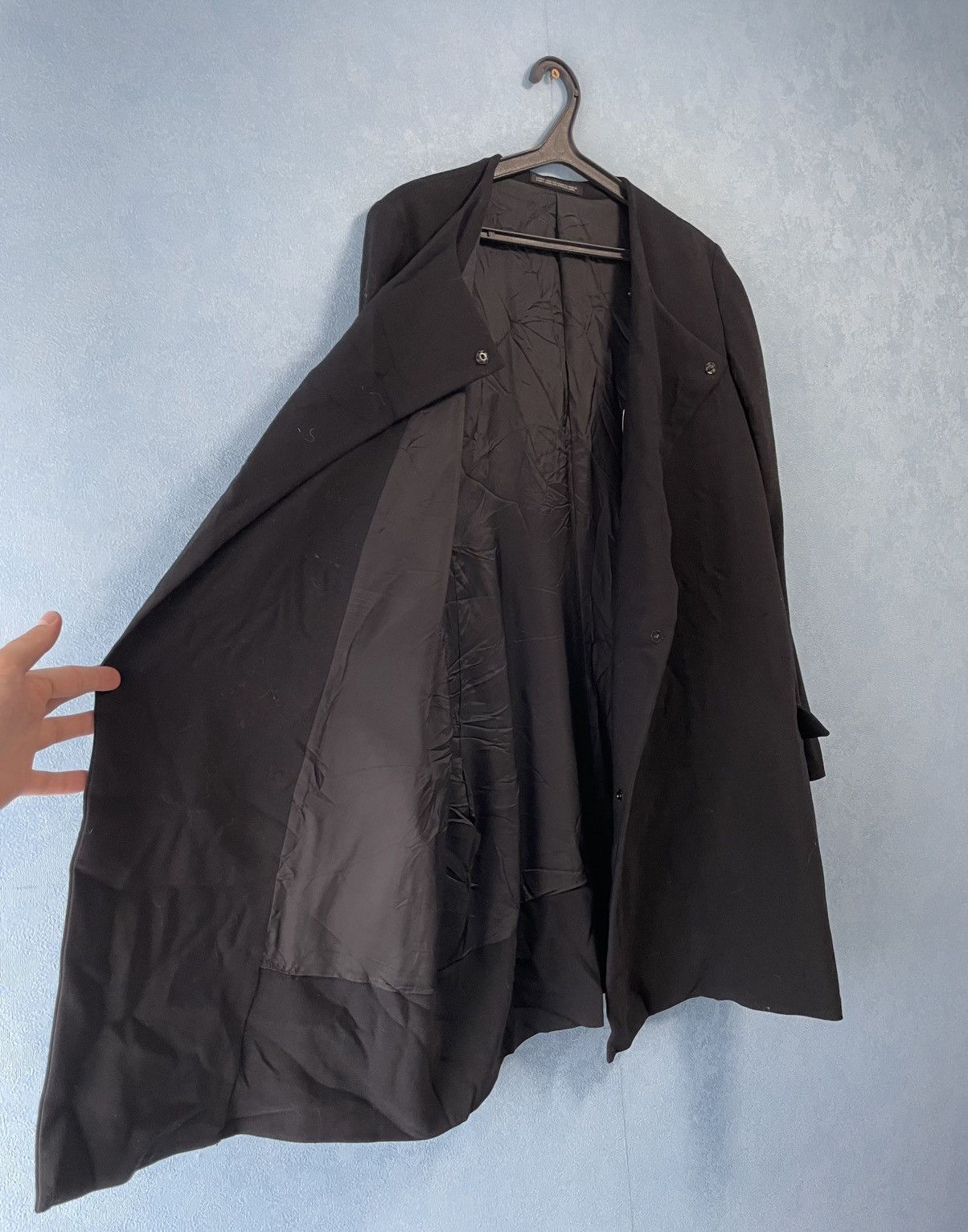 Yohji Yamamoto Yohji Yamamoto Wool Avant Garde Coat Jacket Size US M / EU 48-50 / 2 - 8 Thumbnail