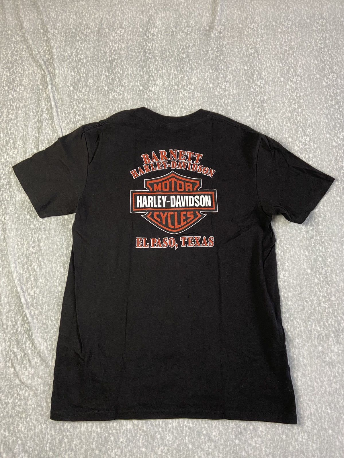 Harley Davidson Harley-Davidson Flaming Logo Black T-Shirt Size US M / EU 48-50 / 2 - 3 Thumbnail