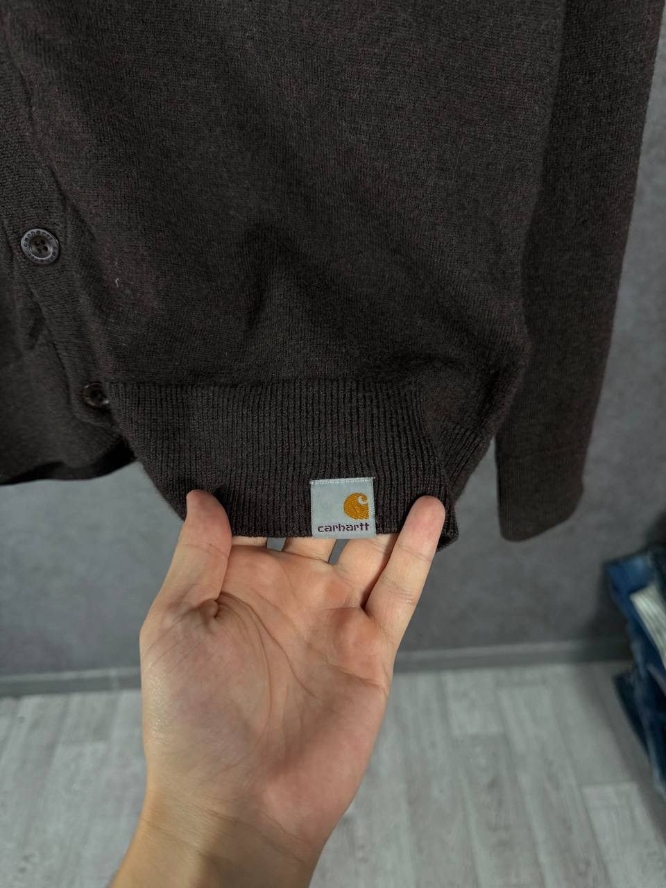 Carhartt Carhartt vintage merino wool cardigan Size US S / EU 44-46 / 1 - 4 Thumbnail