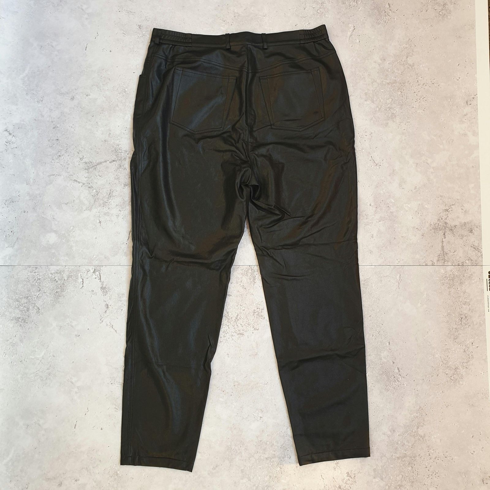 Givenchy Givenchy Faux Leather Pants Size 38" / US 16 / IT 52 - 2 Thumbnail