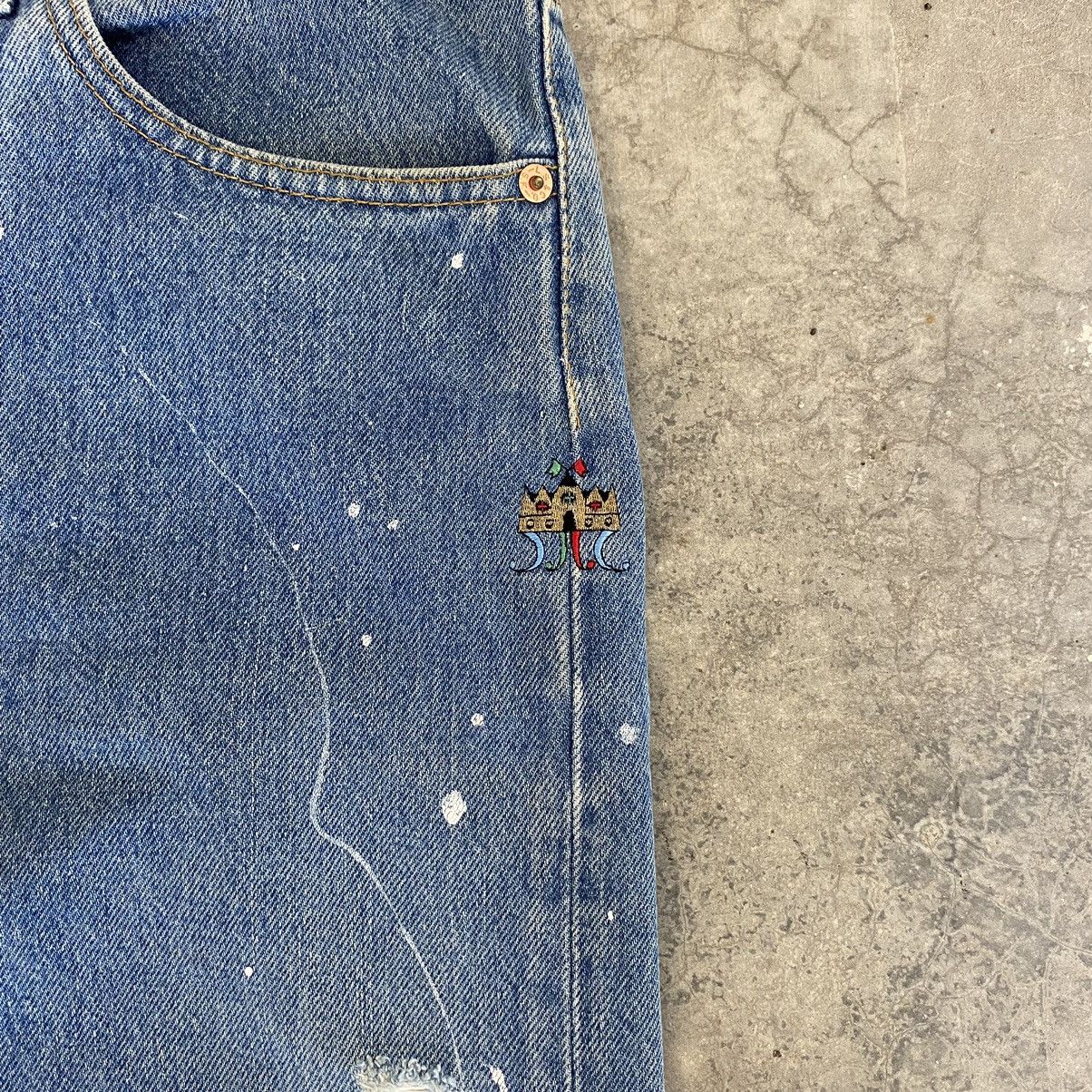 Levi's Vintage Late 80’s Levis 501 Distressed Painter Jeans Size US 33 - 11 Thumbnail