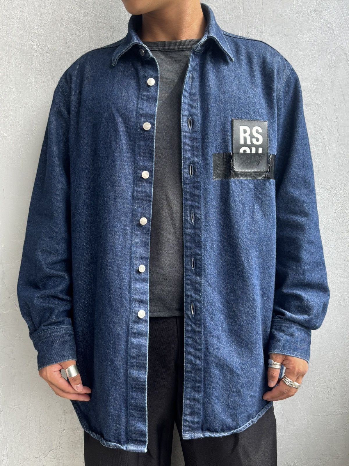 Raf Simons Carry Over Denim Shirt | Grailed
