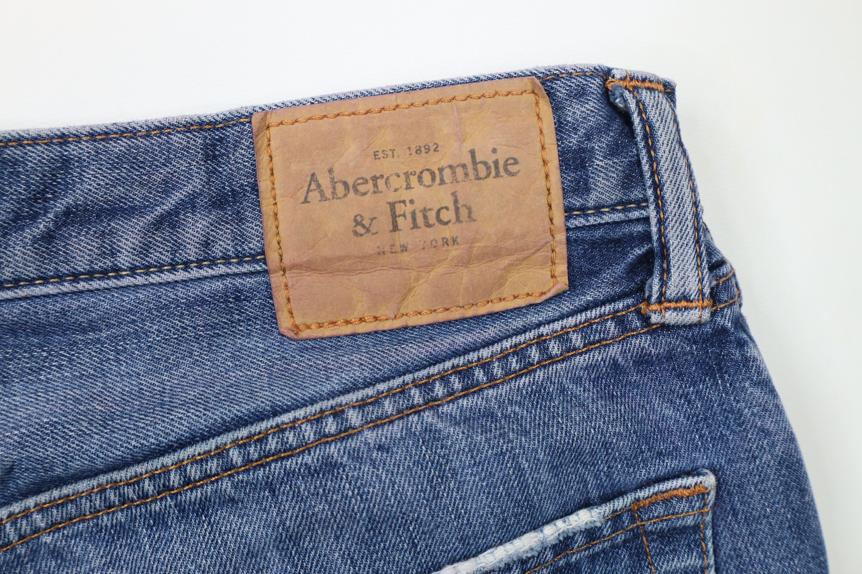Abercrombie & Fitch × Vintage Vintage Abercrombie & Fitch Slim Straight Button Fly Jeans Size US 33 - 18 Thumbnail