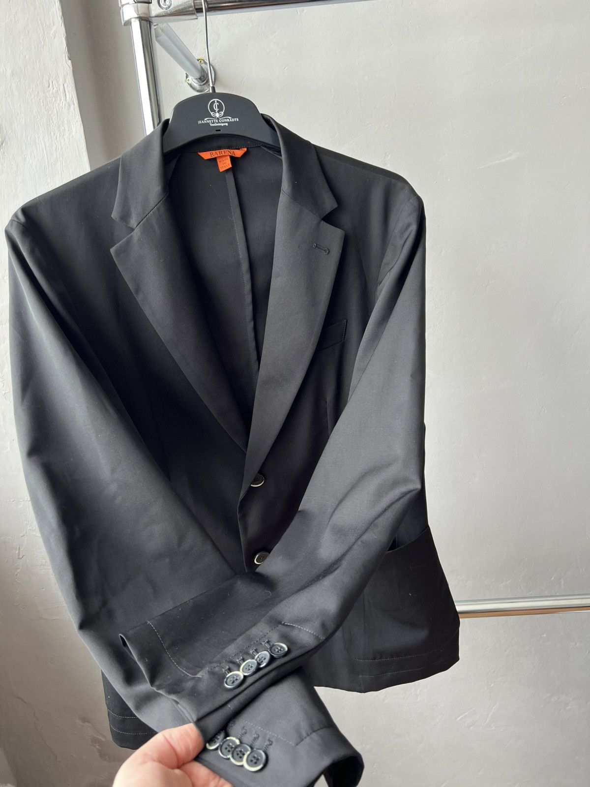 Barena Venezia BARENA VENEZIA BLACK CLASSIC MENS WOOL BLAZER JACKET SIZE 50 Size 50R - 8 Thumbnail