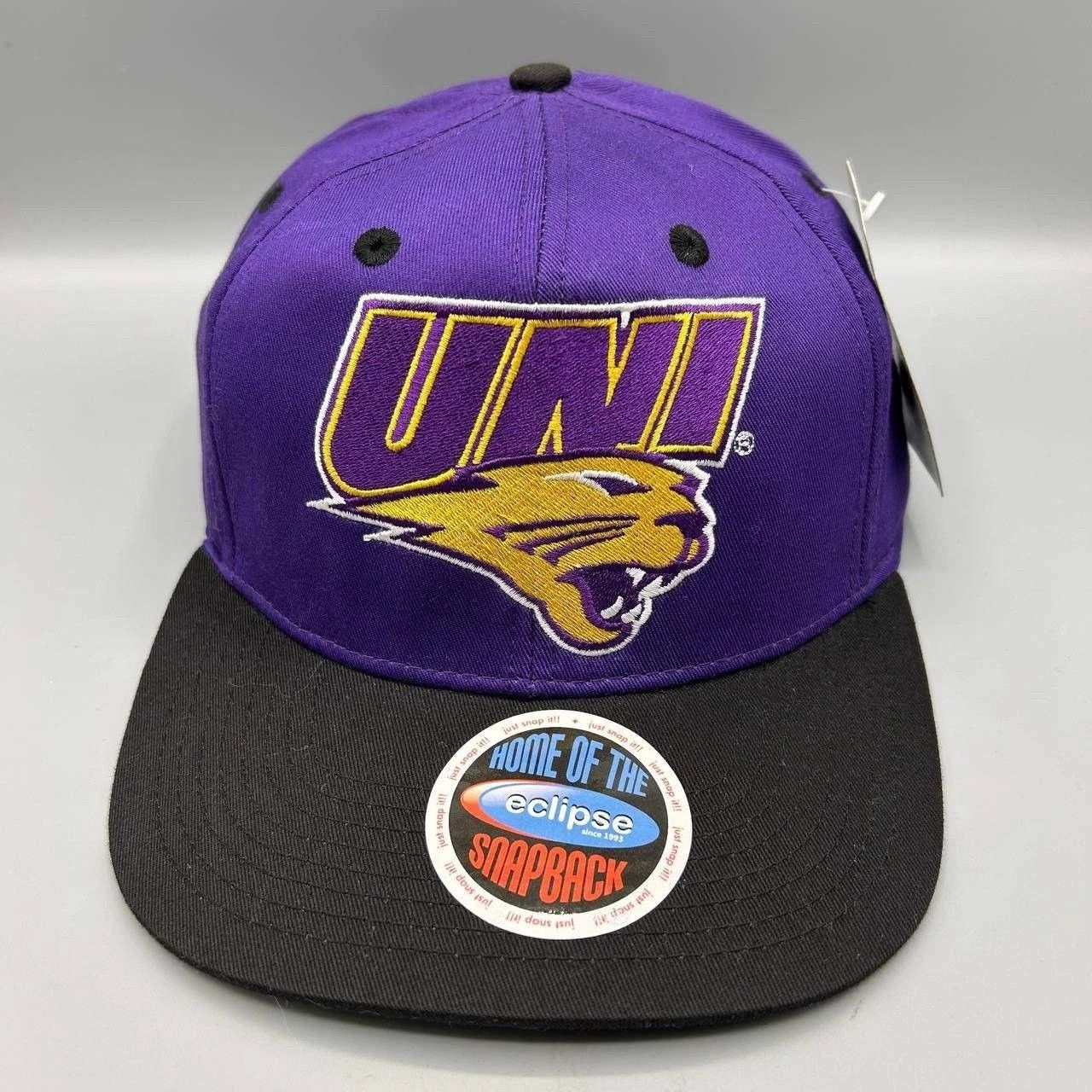 Other Vintage Northern Iowa Panthers Hat Eclipse Snap Back Cotton Size ONE SIZE - 1 Thumbnail