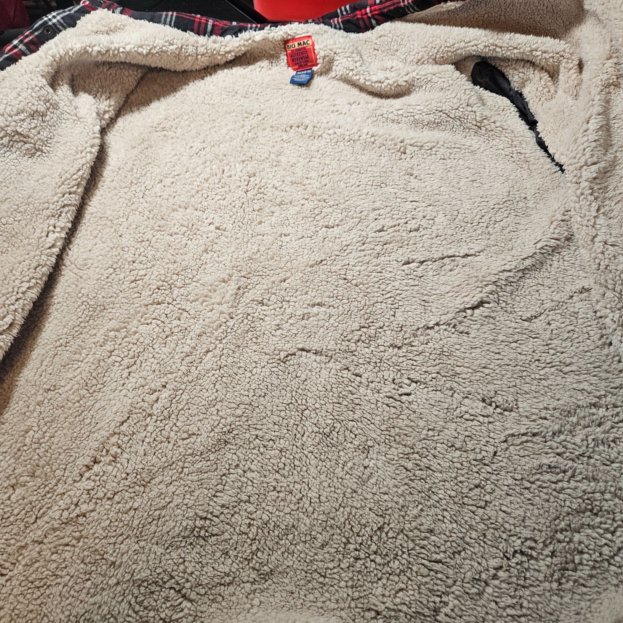 Big Mac Big Mac Men Sherpa-Lined 2XLT Flannel Jacket Red/Black VTG A Size US XXL / EU 58 / 5 - 6 Thumbnail