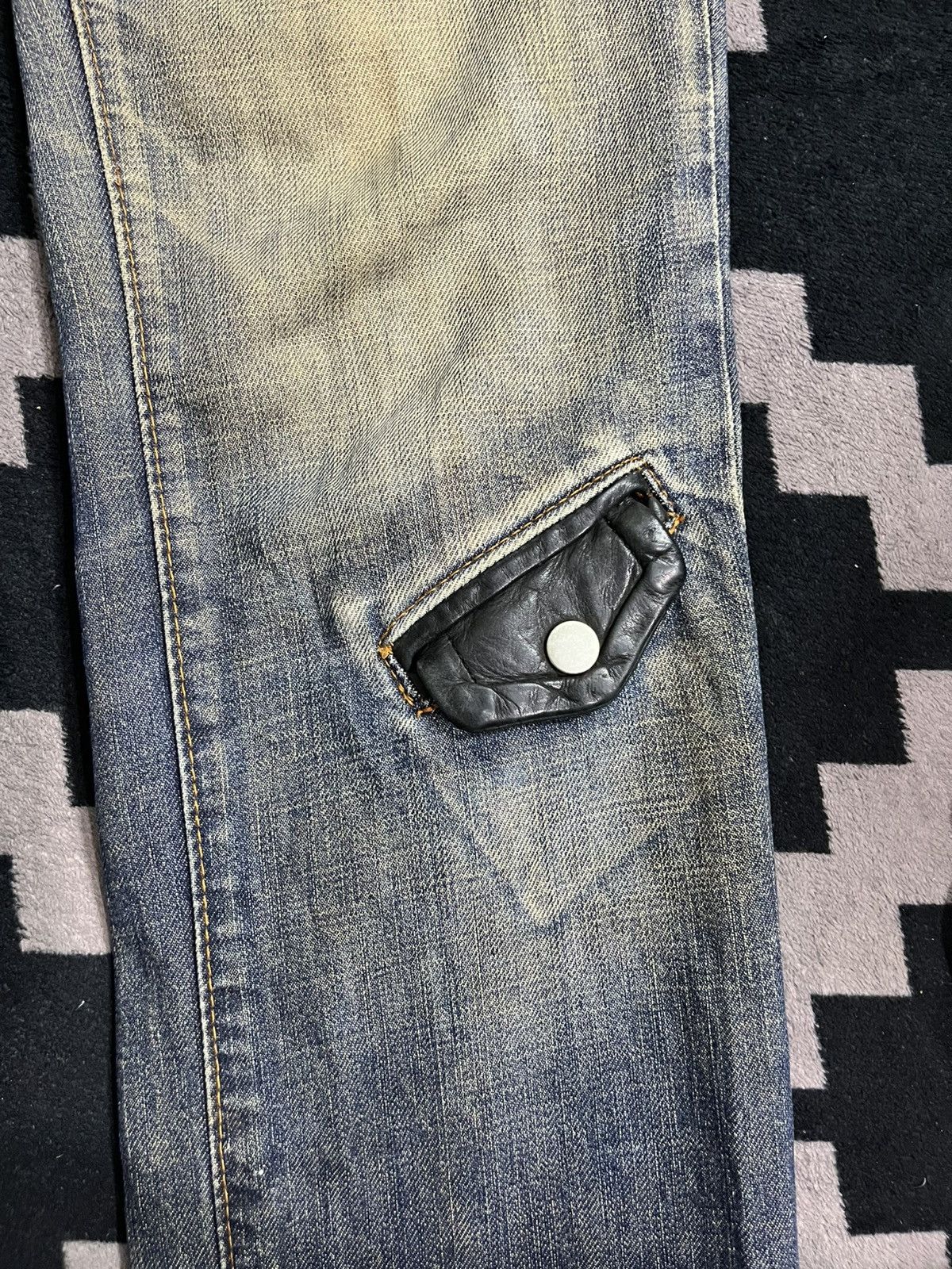 Dsquared2 FW05 dsquared2 buckle back HOPE mud wash distressed jeans Size US 31 - 9 Thumbnail