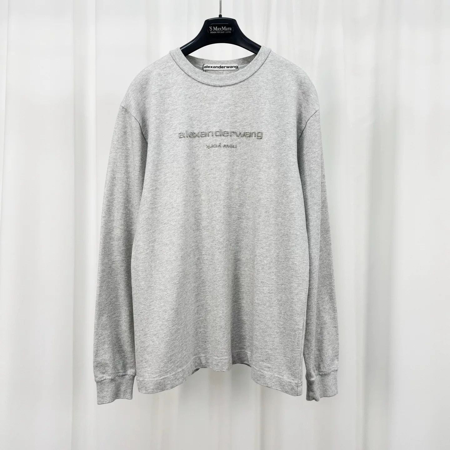 Alexander Wang Alexander Wang Long Sleeve Sparkle Top Size XS / US 0-2 / IT 36-38 - 1 Thumbnail