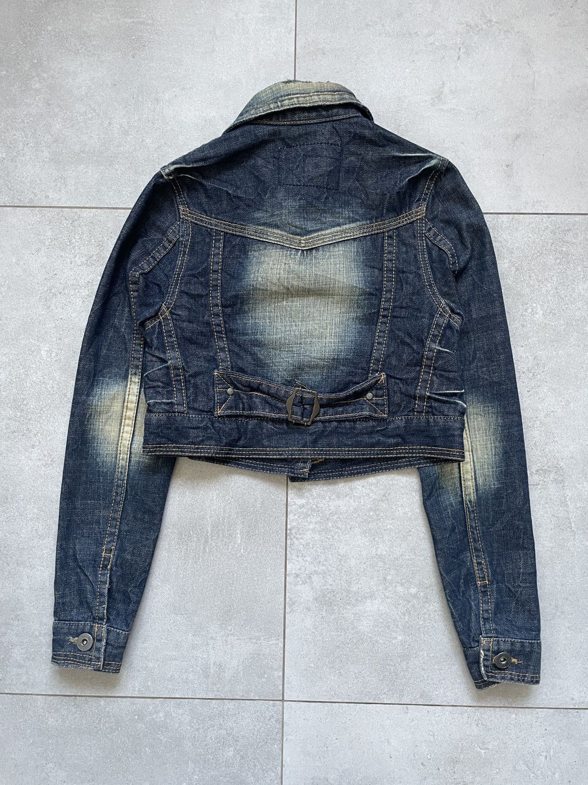 If Six Was Nine Y2K STUDIO R.P&DENIM HYSTERIC JAPANEESE CROPPED DENIM JACKET Size S / US 4 / IT 40 - 2 Thumbnail