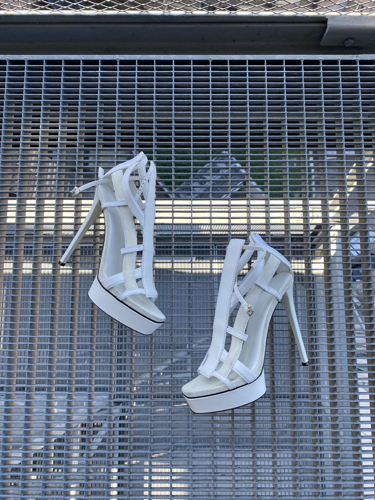 Gucci Gucci Leather Heel Sandals Size US 9 / IT 39 - 1 Thumbnail